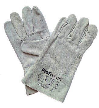 Перчатки Profitech с крагами спилковые без подкл. короткие р.10/XL CSW004-R фото